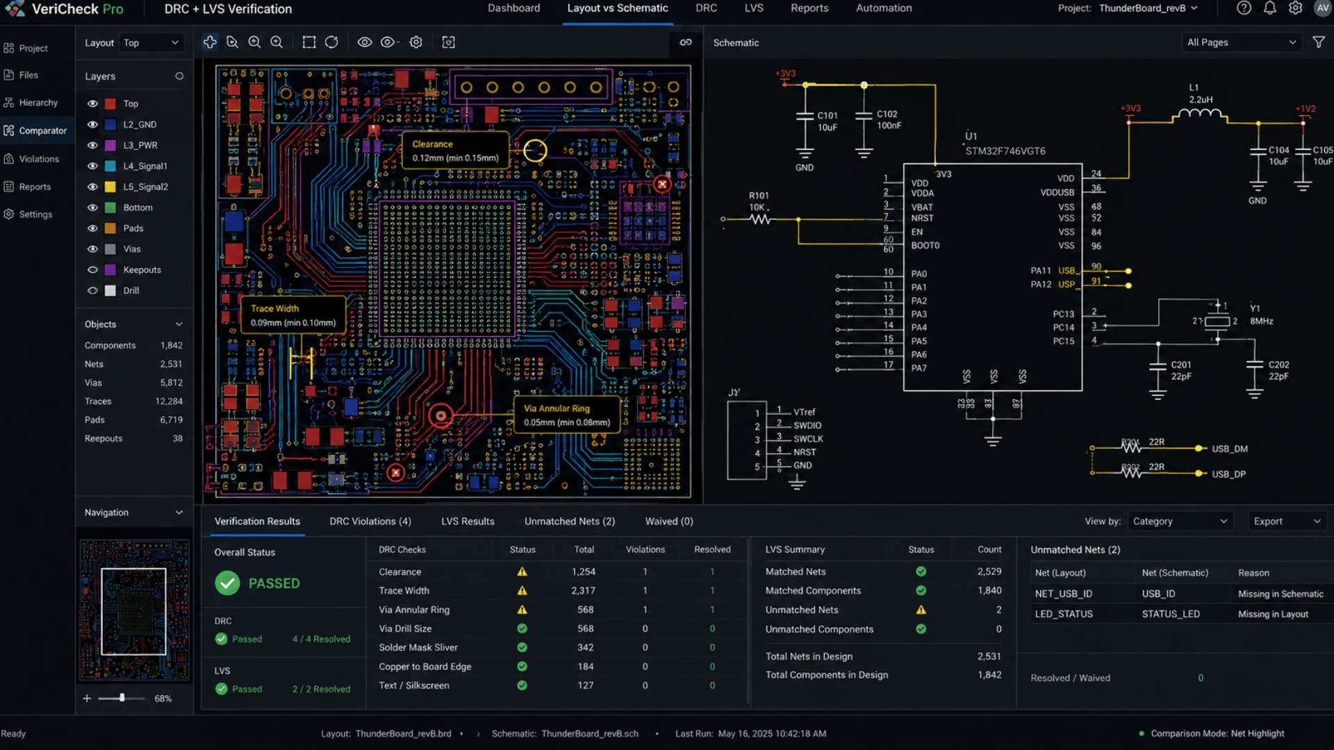 DRC & LVS Design Rule Checks