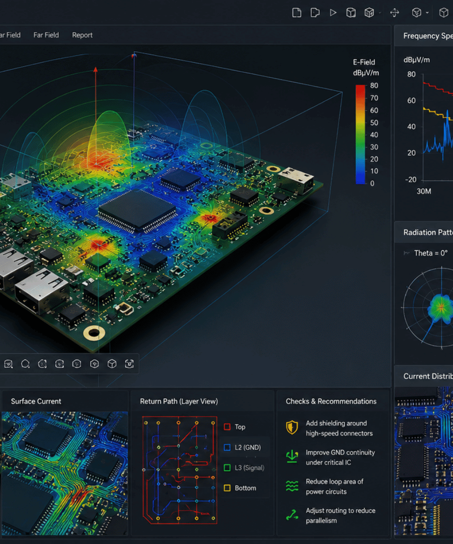 EMI/EMC Simulation & Pre-Compliance