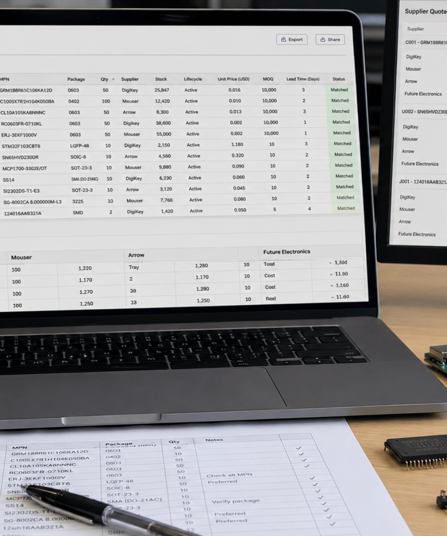 BOM Review & RFQ